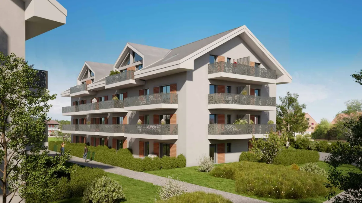3.5 pièces de 80m² + balcon 6m²
