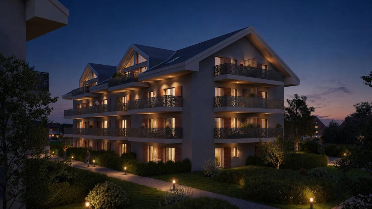 Denges - Appartement 3,5 pièces de 90 m² avec un balcon