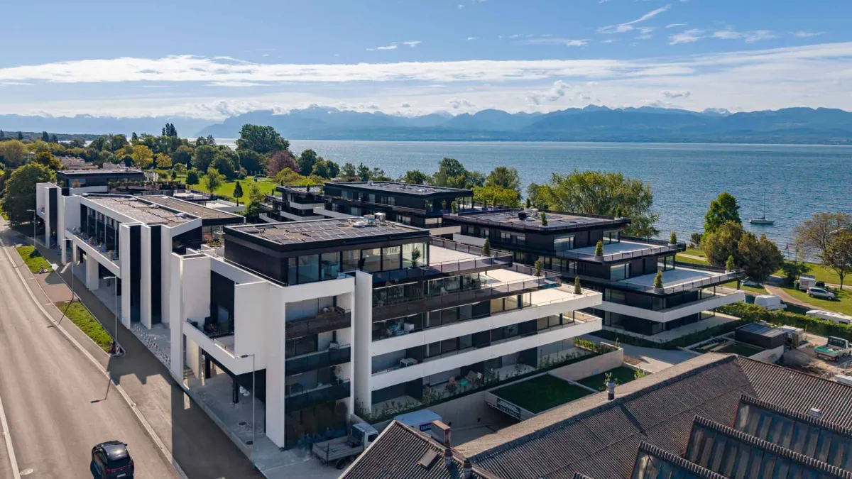 Appartement neuf de  standing - 4.5 pièces en angle avec terrasse de 164m²