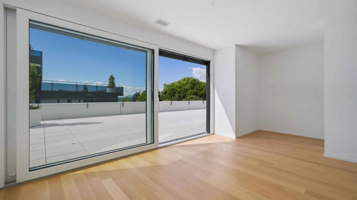 Appartement neuf de  standing - 4.5 pièces en angle avec terrasse de 164m²
