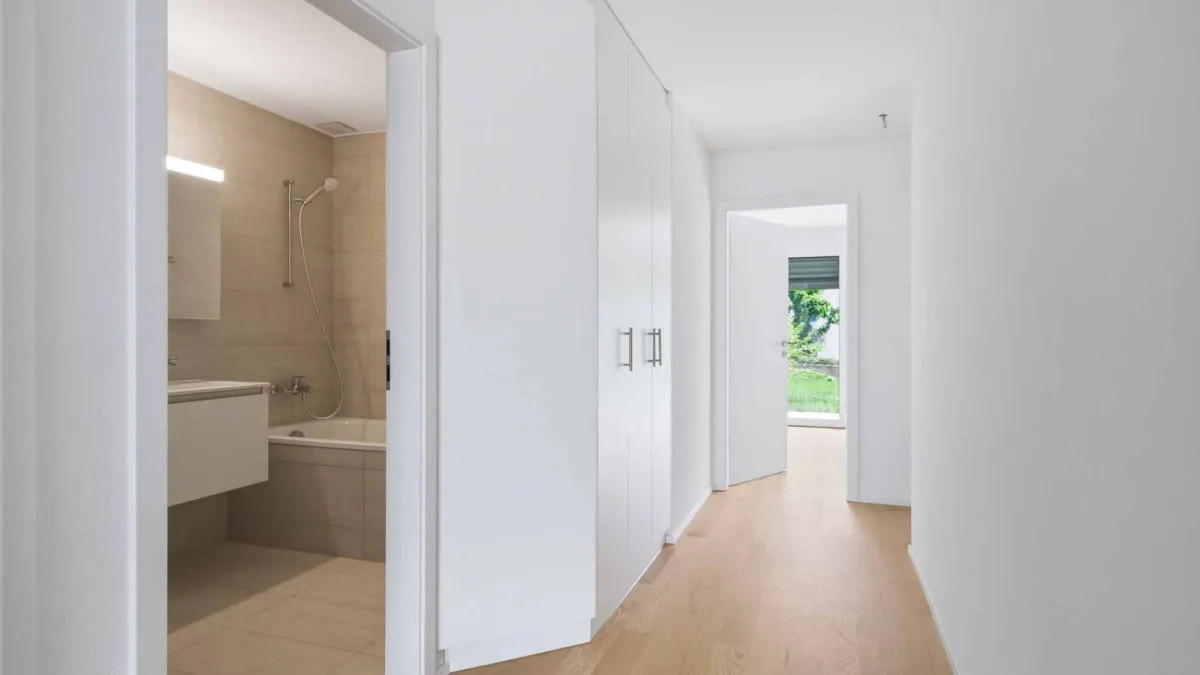 Appartement neuf de 3.5 pièces avec avec doubles espaces extérieurs
