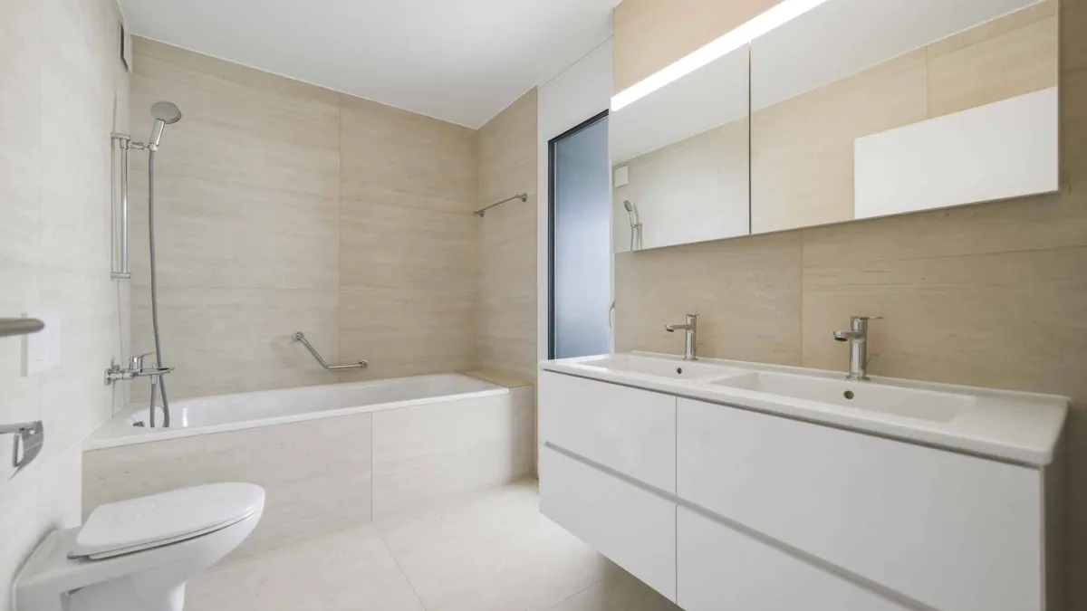 Appartement neuf de standing - 5.5 pièces en angle avec terrasse et jardin privatif