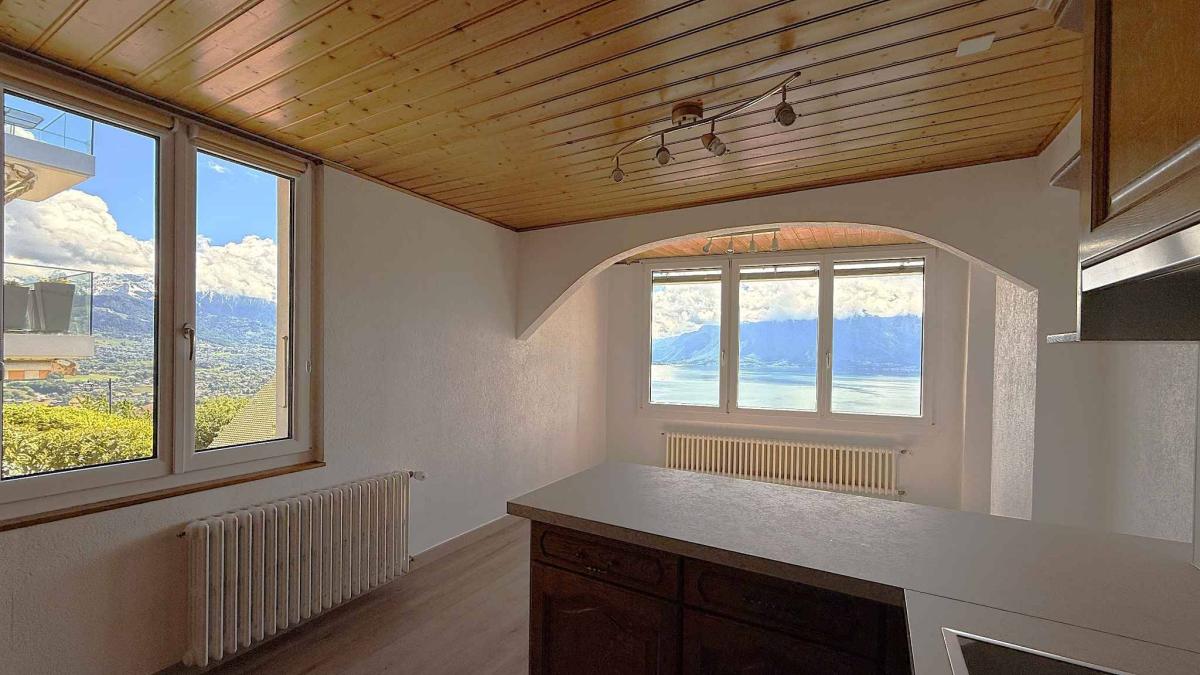 Charmant 3.5 pièces avec vue sur le lac 