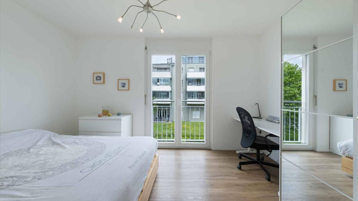 Appartement de 4.5 pièces situé à cinq minutes à pieds du bord du lac 