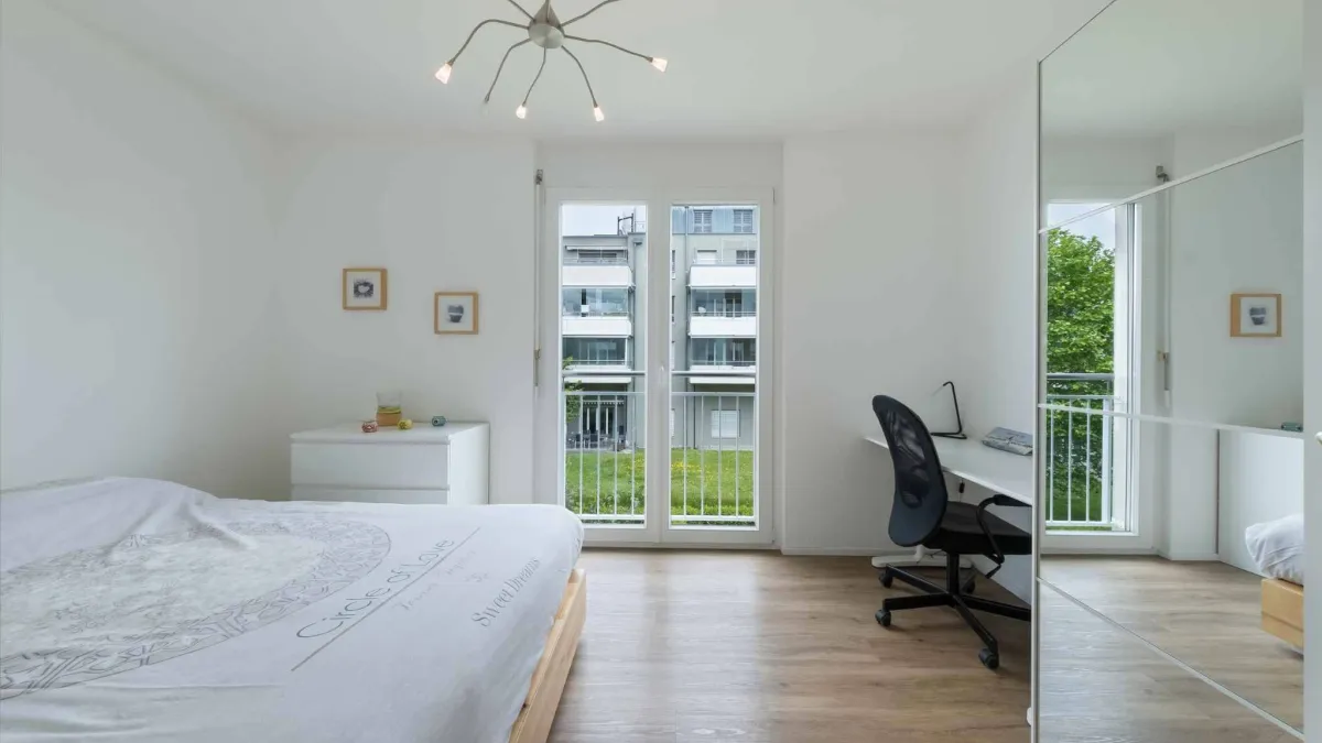 Appartement de 4.5 pièces situé à cinq minutes à pieds du bord du lac 