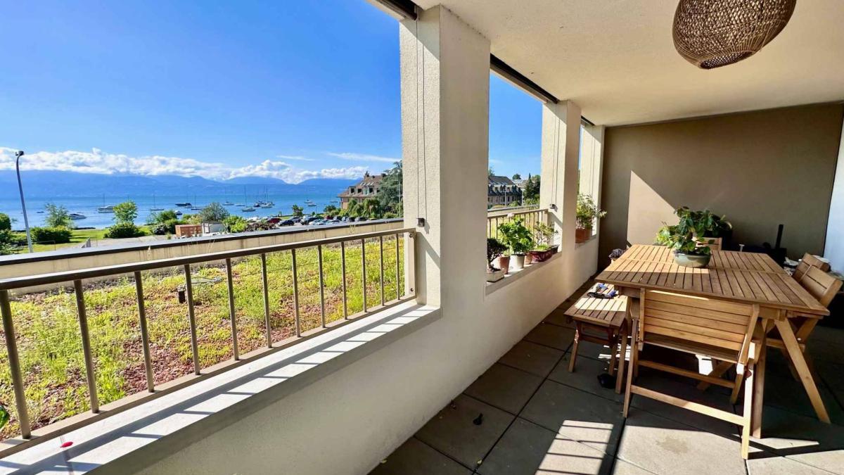 Appartement exclusif à Morges avec vue panoramique sur le lac 