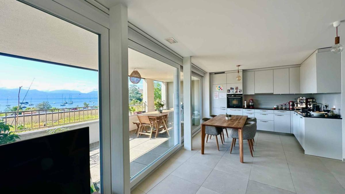 Appartement exclusif à Morges avec vue panoramique sur le lac 