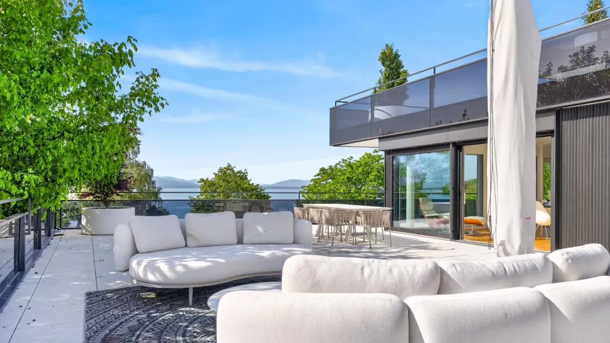 Appartement neuf en angle de 5.5 pièces avec terrasse de 200m² - Vue lac Léman