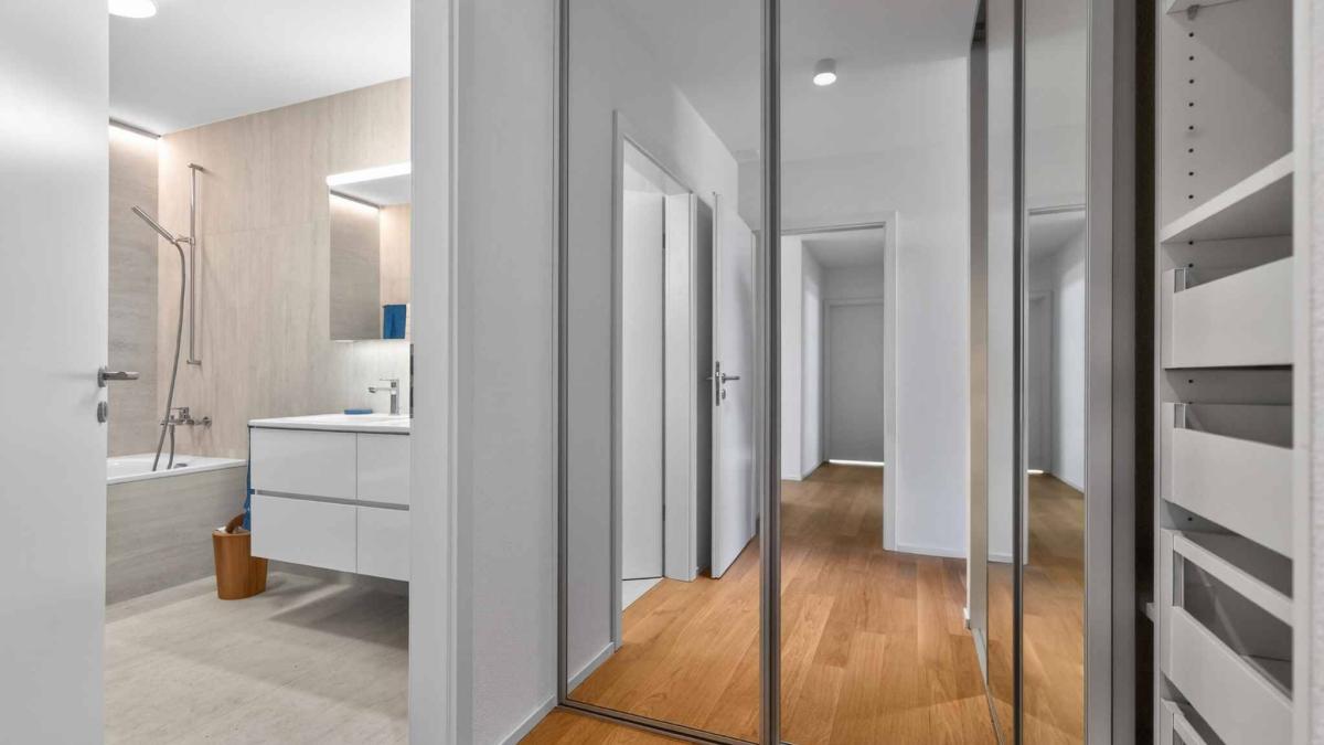 Appartement neuf en angle de 5.5 pièces avec terrasse de 200m² - Vue lac Léman