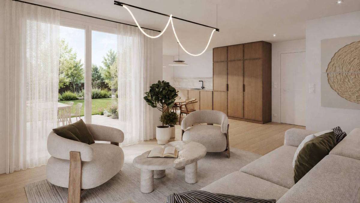 Appartement de 4,5 pièces avec grand jardin de 140m2