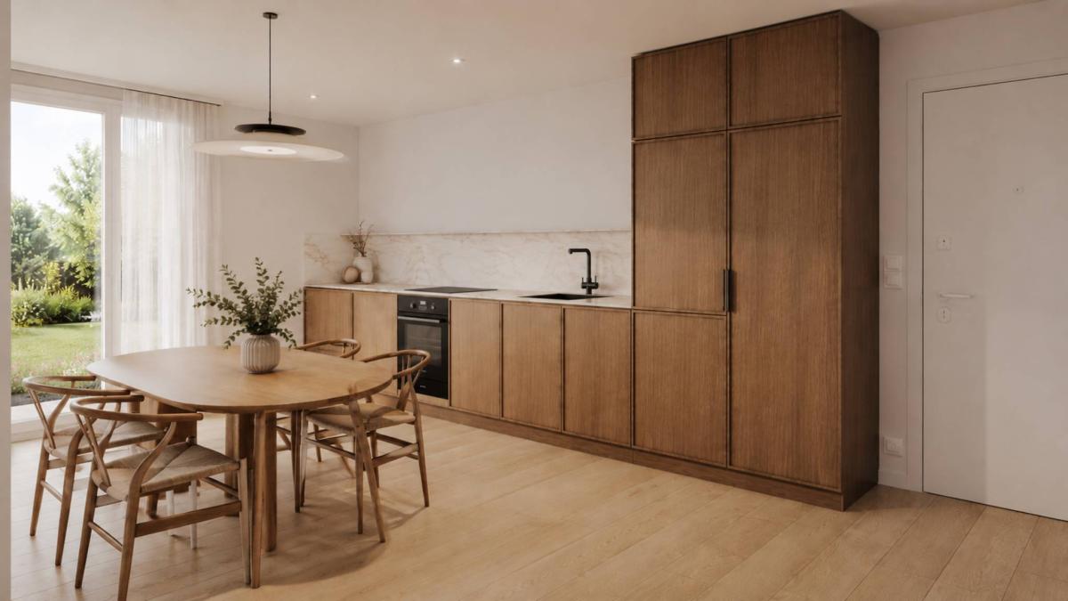 Appartement de 4,5 pièces avec grand jardin de 140m2