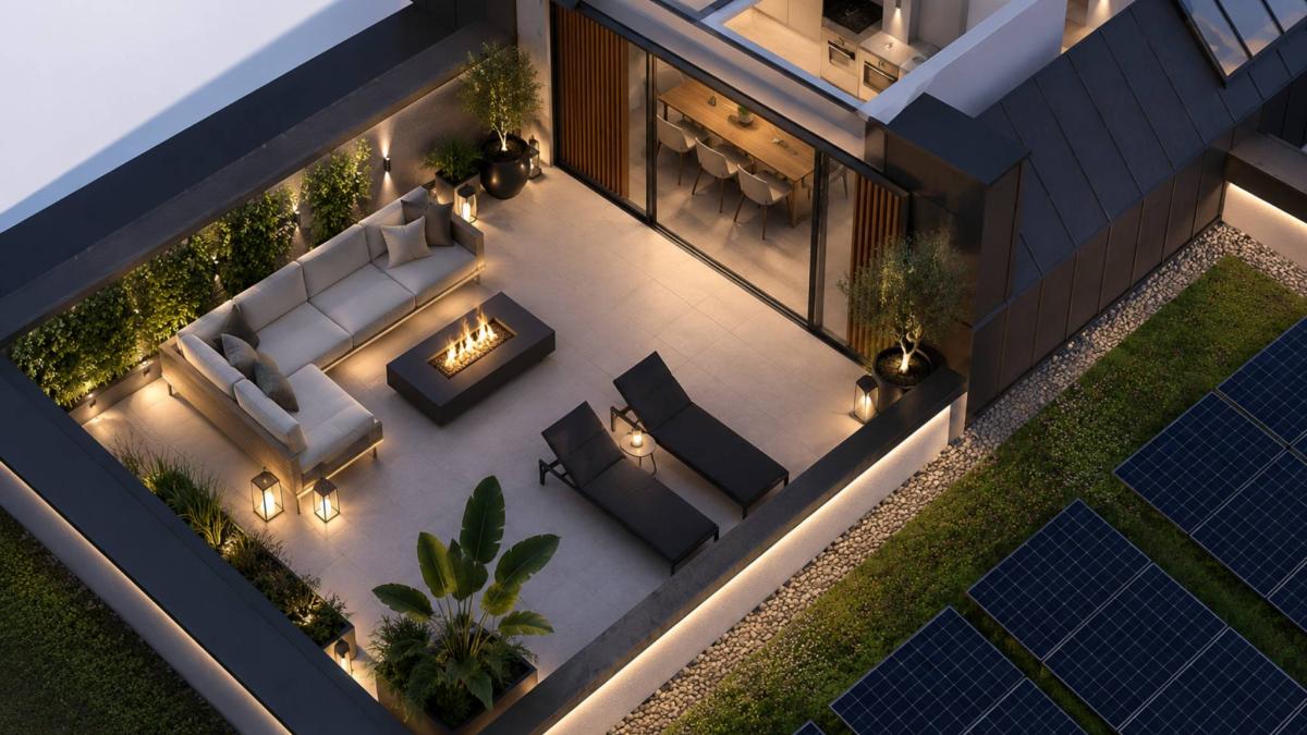 Appartement de 3,5 pièces en attique avec ascenseur et grande terrasse privative