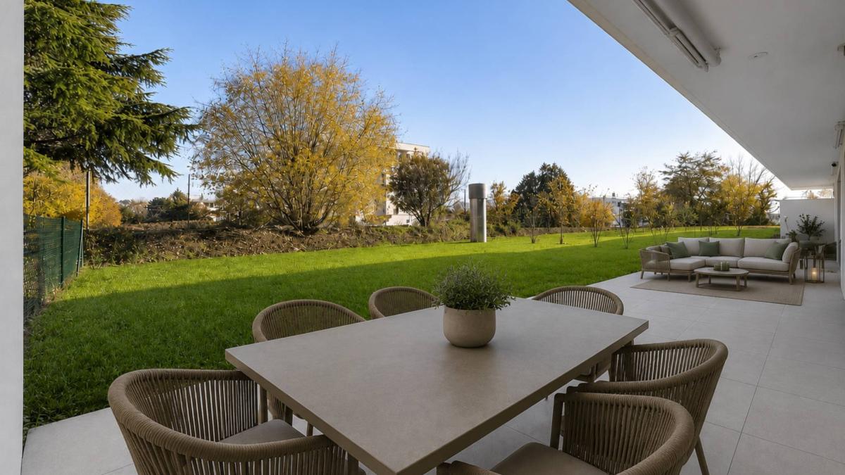 Appartement neuf de 2,5 pièces avec terrasse et jardin privatif