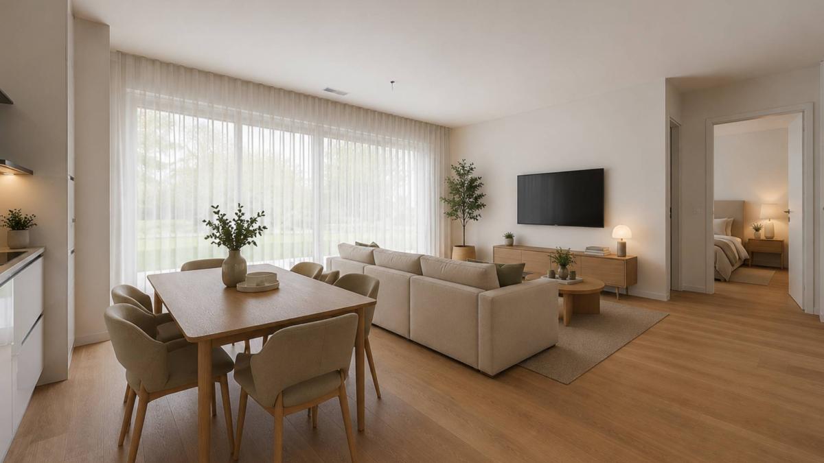 Appartement neuf de 2,5 pièces avec terrasse et jardin privatif