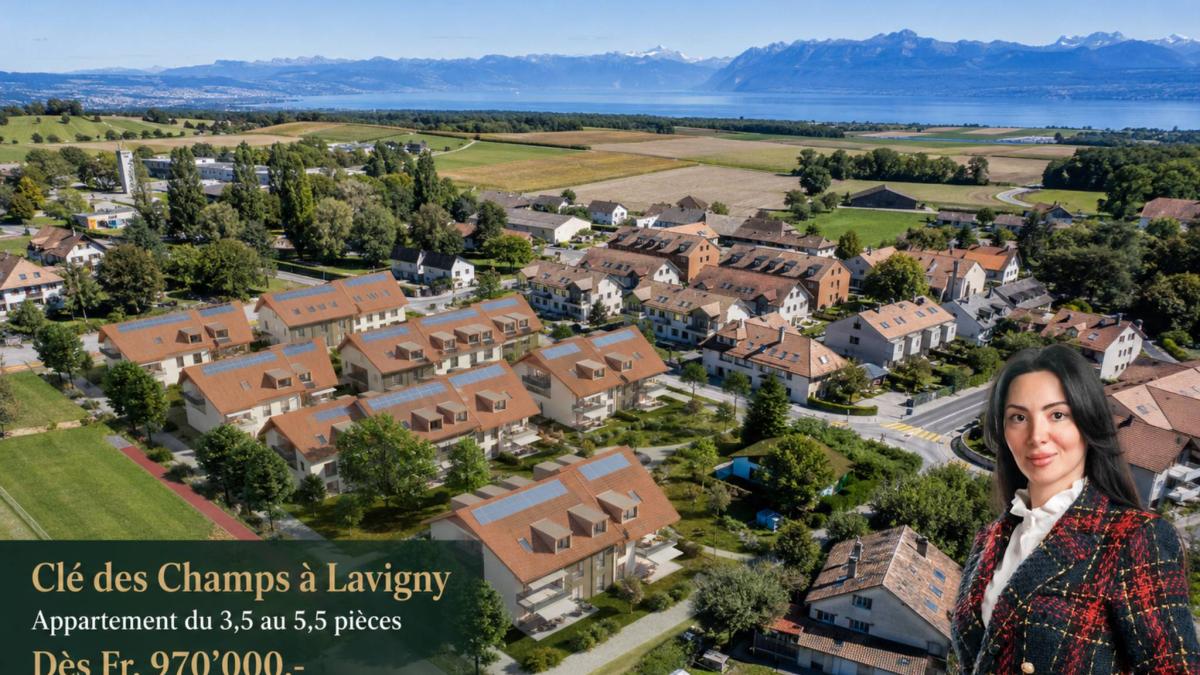 Nouvelle Promotion! Appartements de 3.5 à 5.5 pièces avec terrasses et balcons 