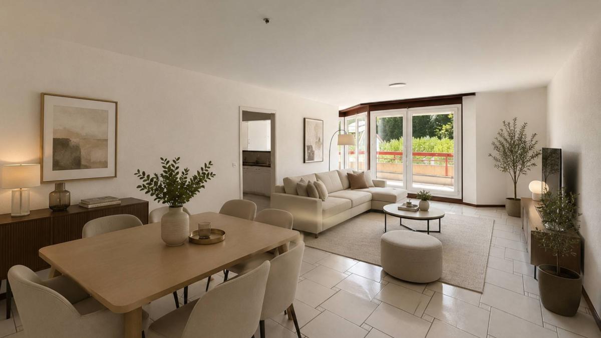 Spacieux appartement de 3,5 pièces dans un quartier prisé de la ville !