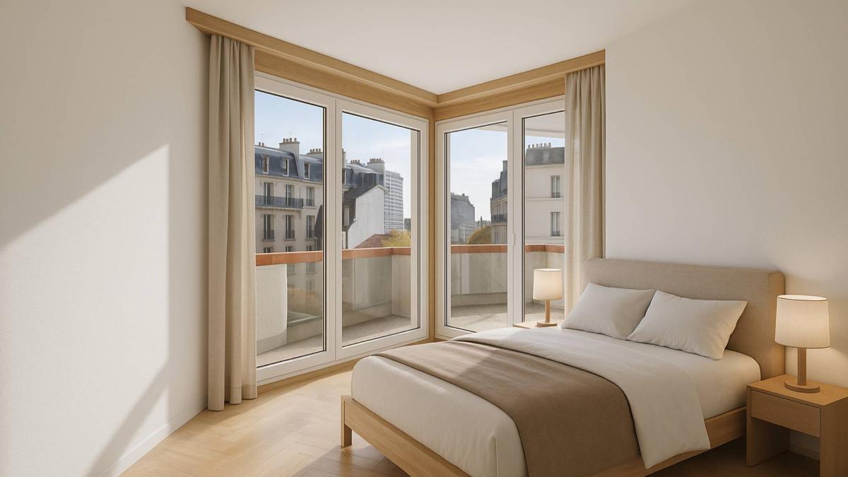 Bel appartement de 2,5 pièces avec balcon exposé plein sud.