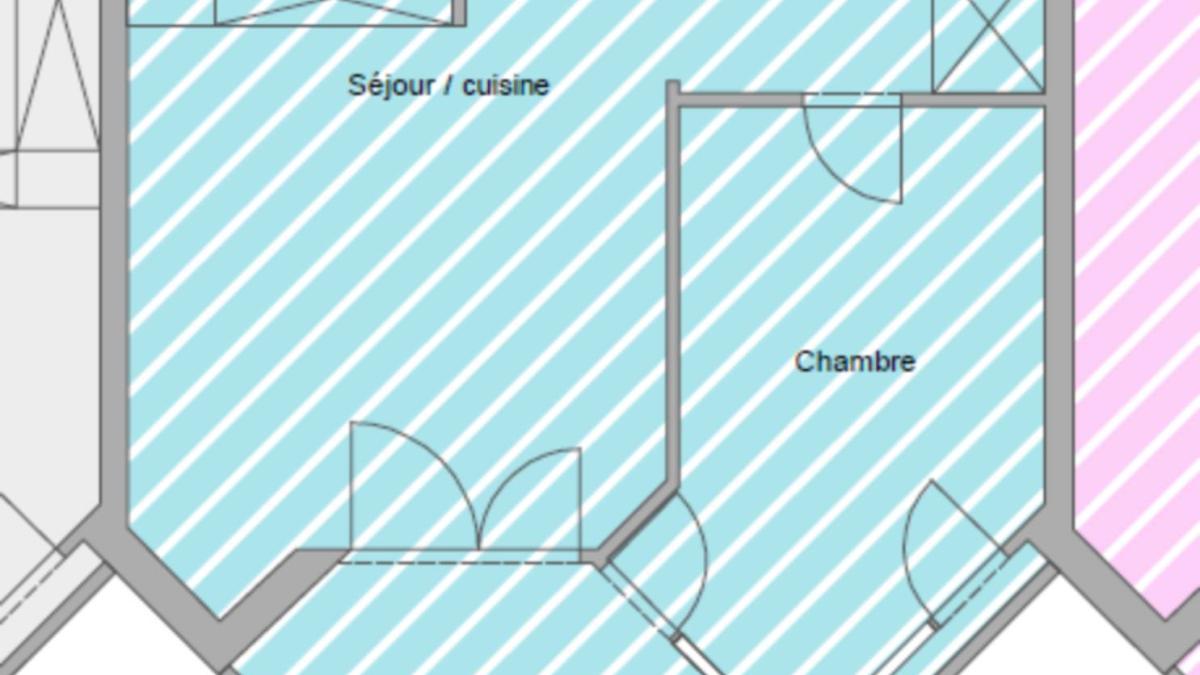 Bel appartement de 2,5 pièces avec balcon exposé plein sud.