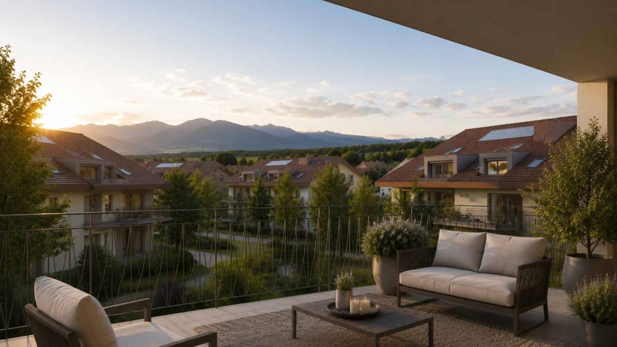 Nouvelle promotion : 4,5 pièces neuf avec grand jardin privatif et terrasse de 78 m²