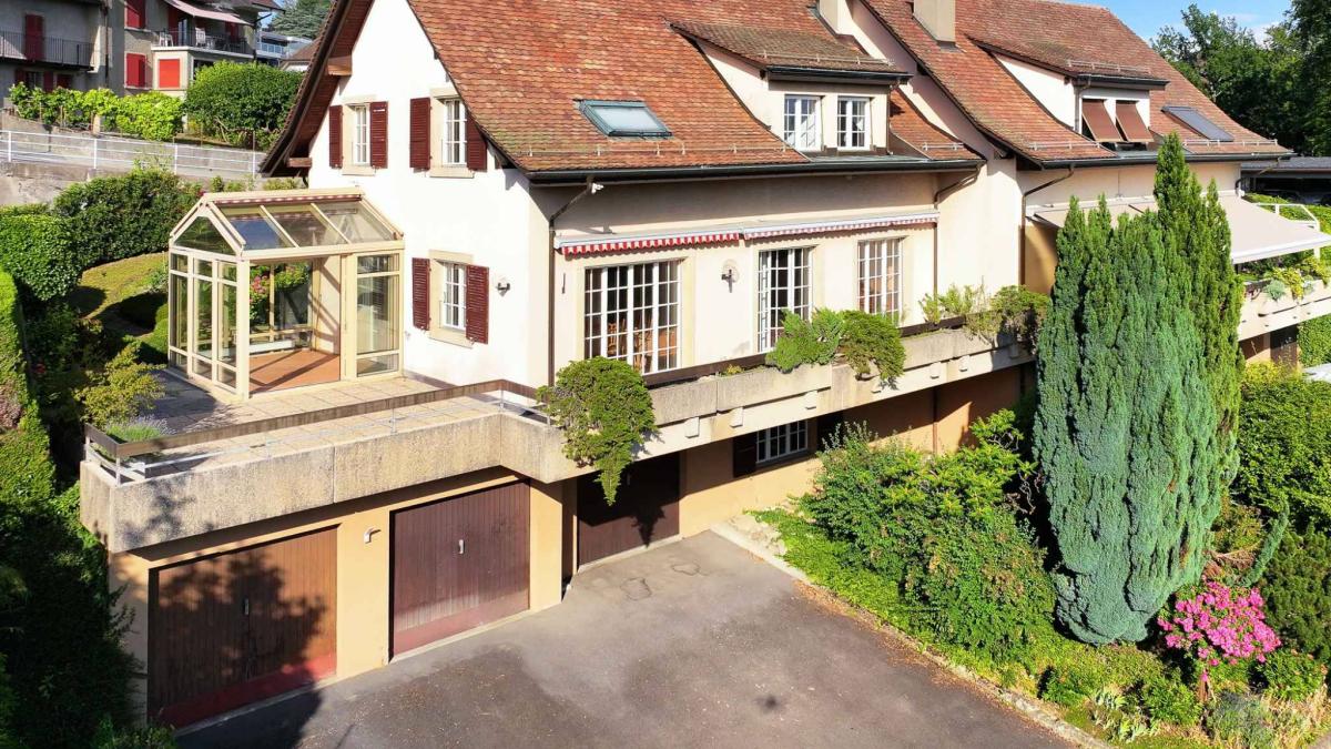 Villa mitoyenne 7.5 pièces avec vue lac à Lausanne-Chailly - Disponible de suite