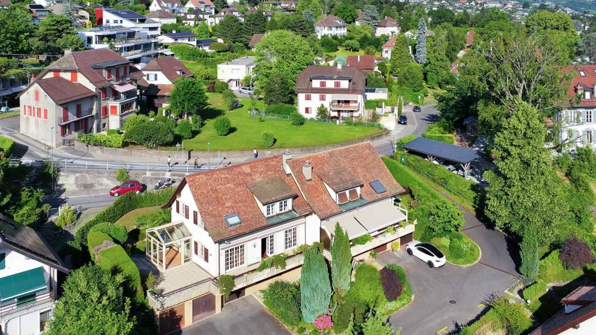 Villa mitoyenne 7.5 pièces avec vue lac à Lausanne-Chailly - Disponible de suite