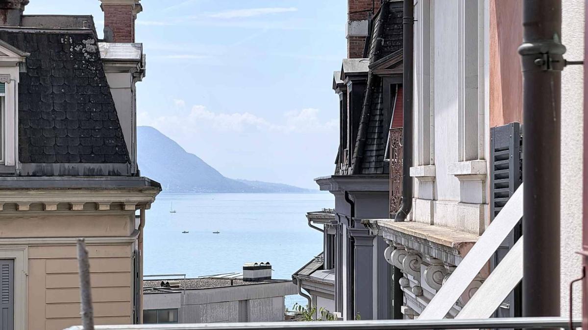 Spacieux appartement de 3,5 pièces au cœur du Vieux-Montreux