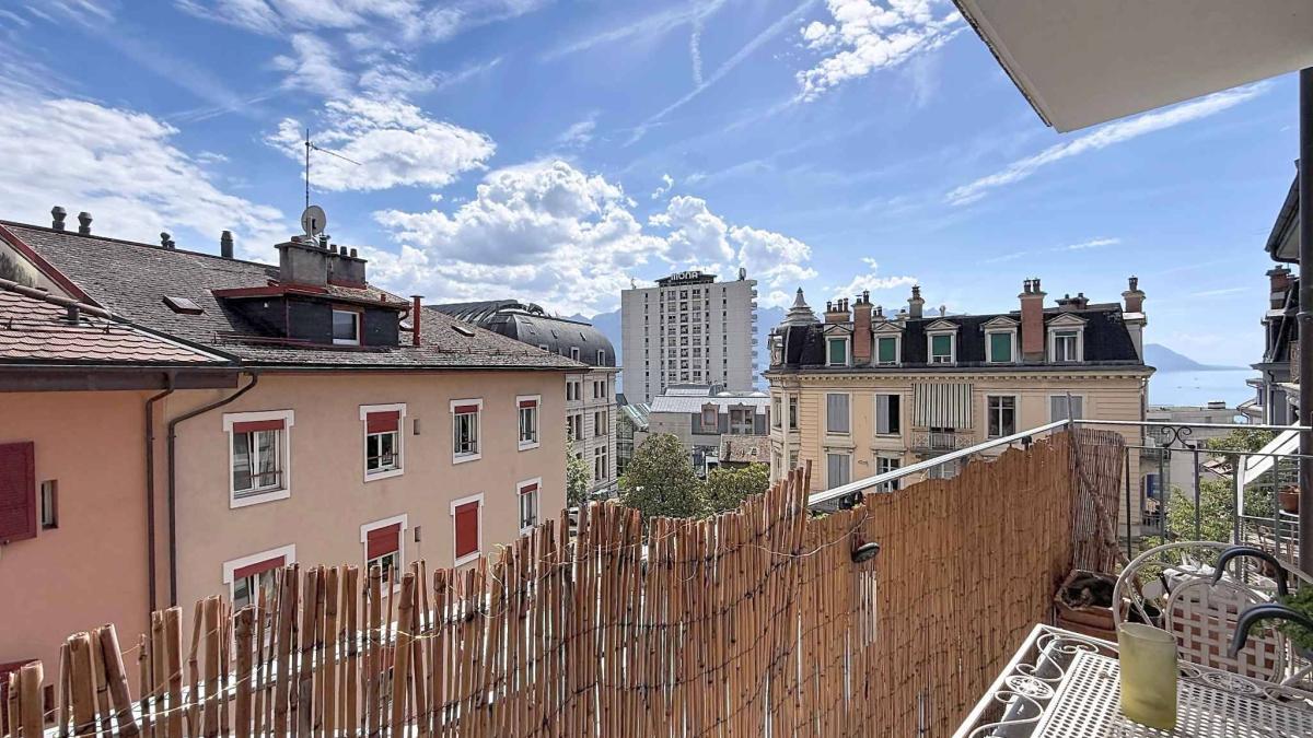 Spacieux appartement de 3,5 pièces au cœur du Vieux-Montreux