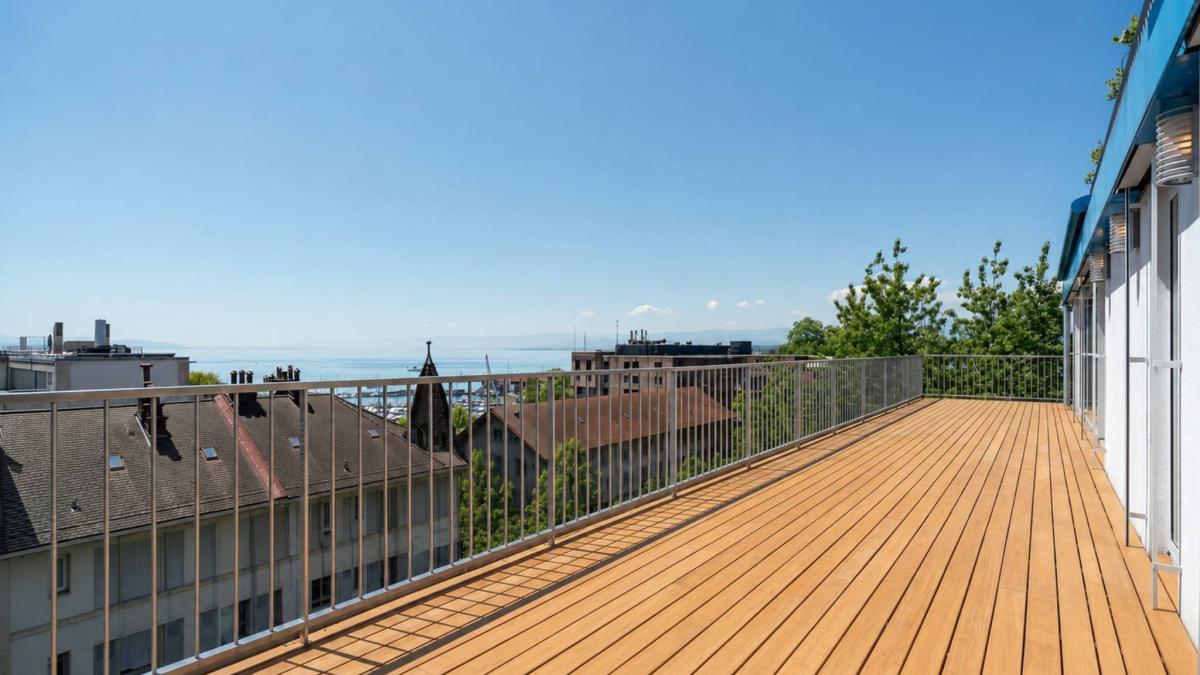 Appartement 3,5 pièces de standing avec vue imprenable sur le lac Léman