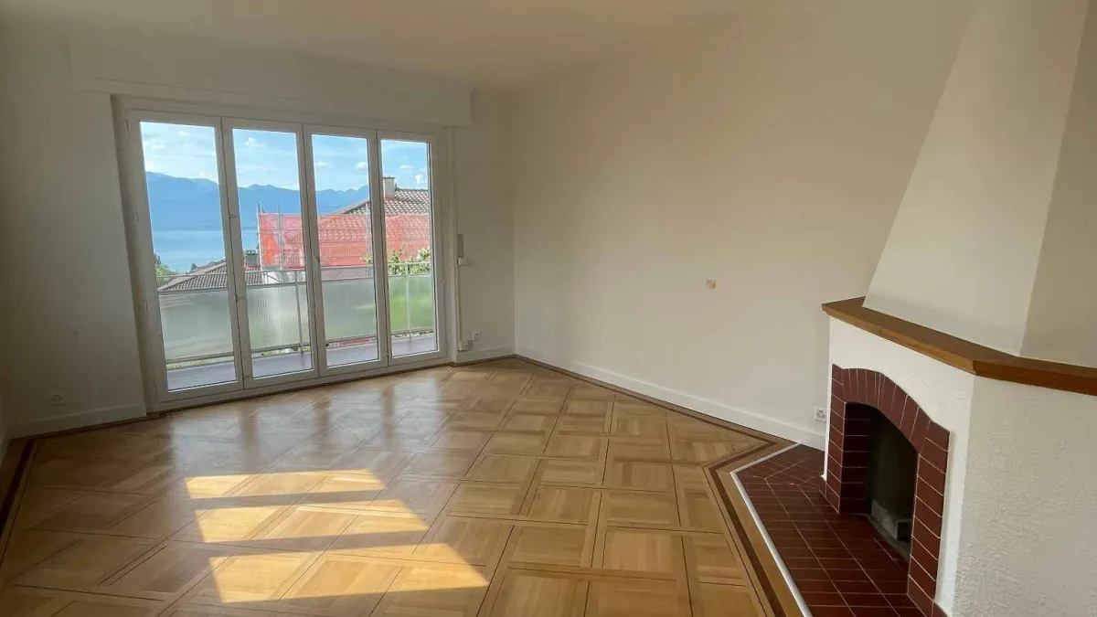 Charmant appartement 2,5 pièces à Pully avec magnifique vue sur le Lac