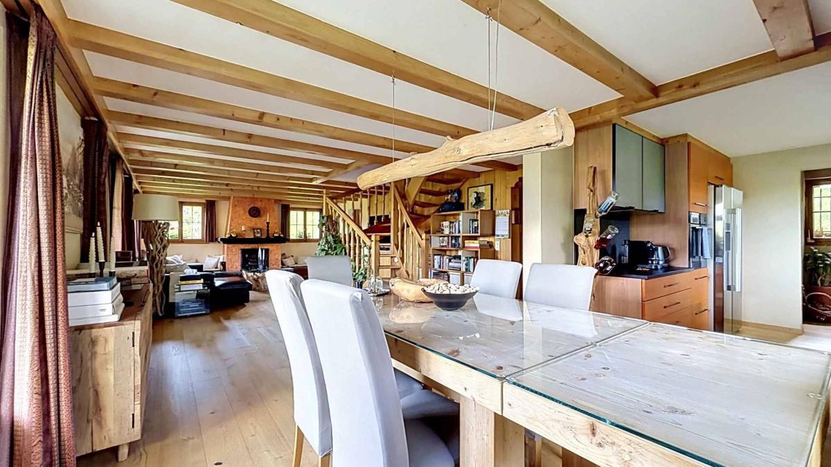 Grand chalet de 3 appartements avec vue panoramique