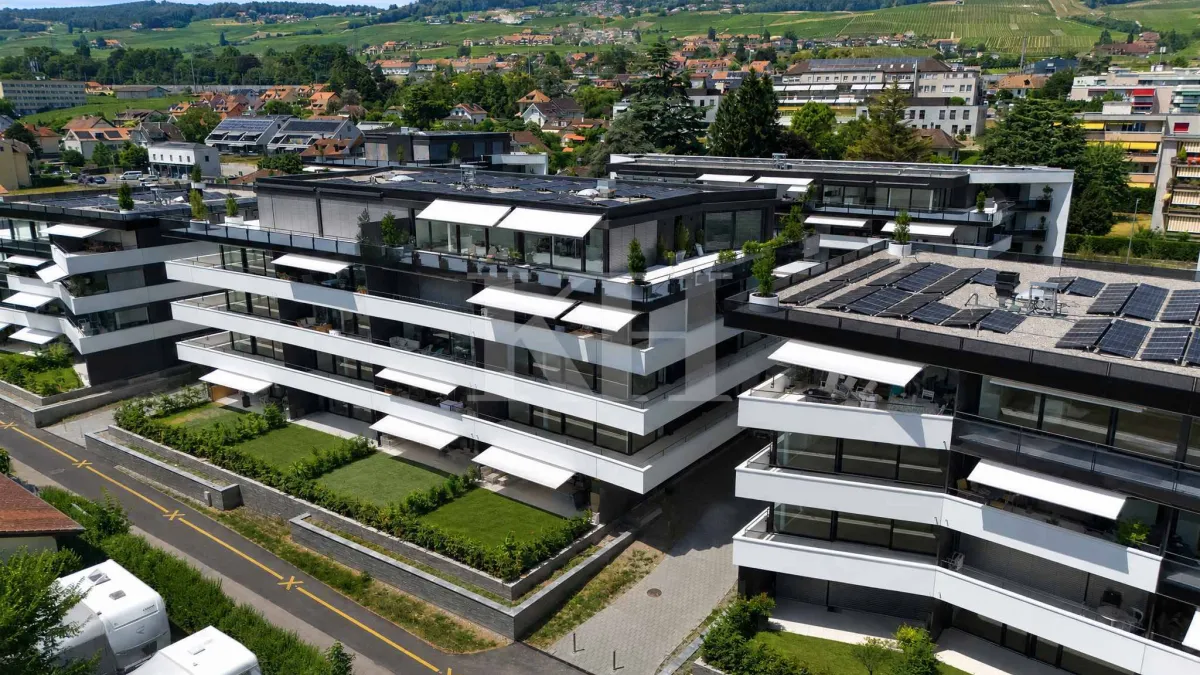 Superbe appartement neuf de 4,5 pièces de haut standing avec vue sur le lac !