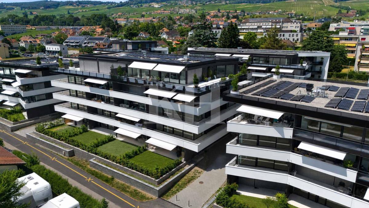 Superbe appartement neuf de 4,5 pièces de haut standing avec vue sur le lac !