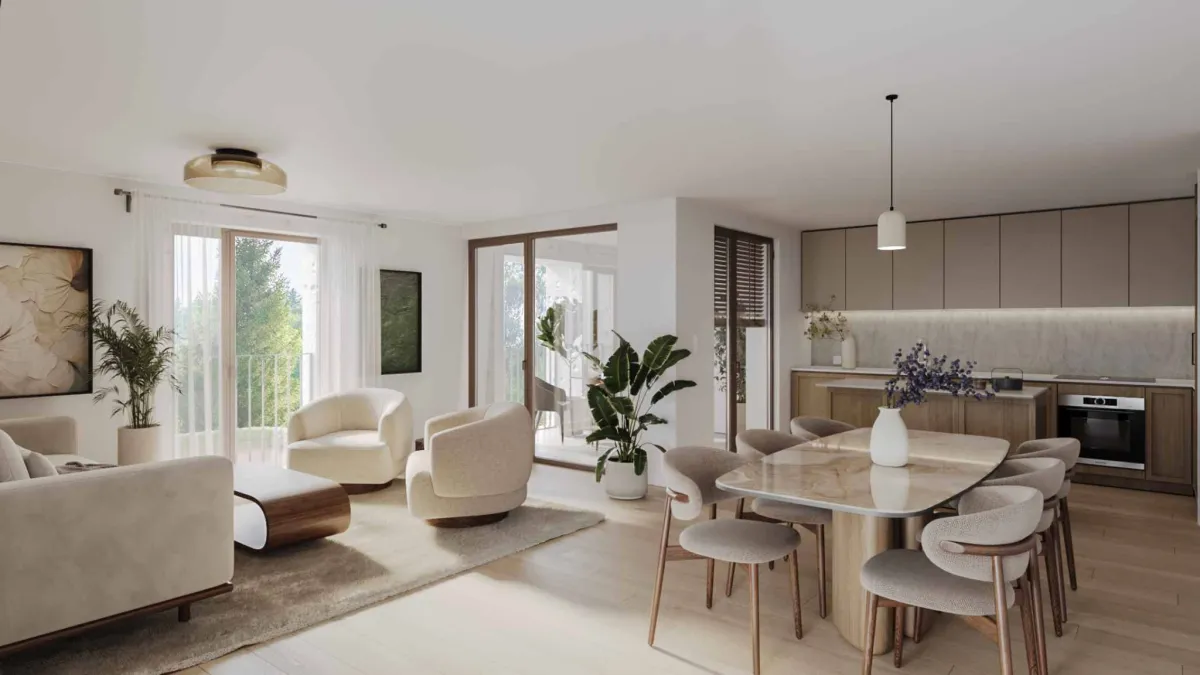 Grand appartement de 4,5 pièces neuf orienté plein sud au coeur de la ville !