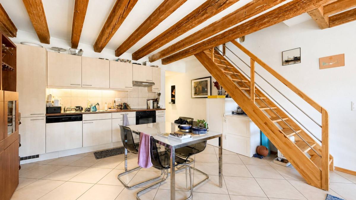 Duplex de 2,5 pièces au centre-ville avec terrasse
