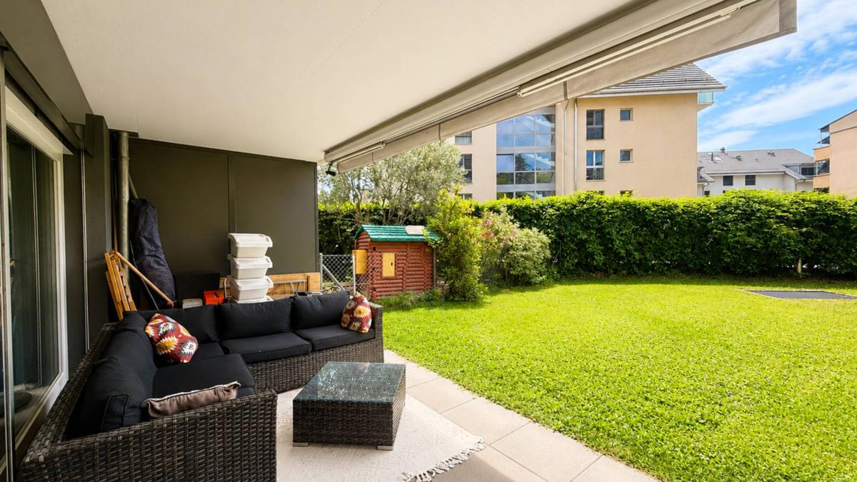 Superbe 3.5 pièces avec jardin privatif proche du lac 