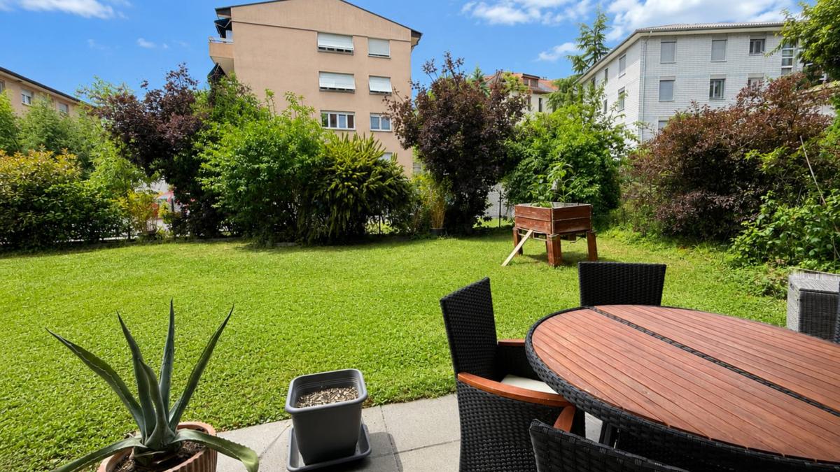 Superbe 3.5 pièces avec jardin privatif proche du lac 