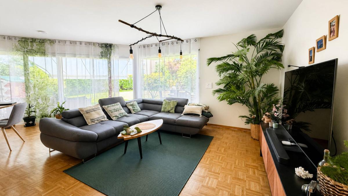 Superbe 3.5 pièces avec jardin privatif proche du lac 