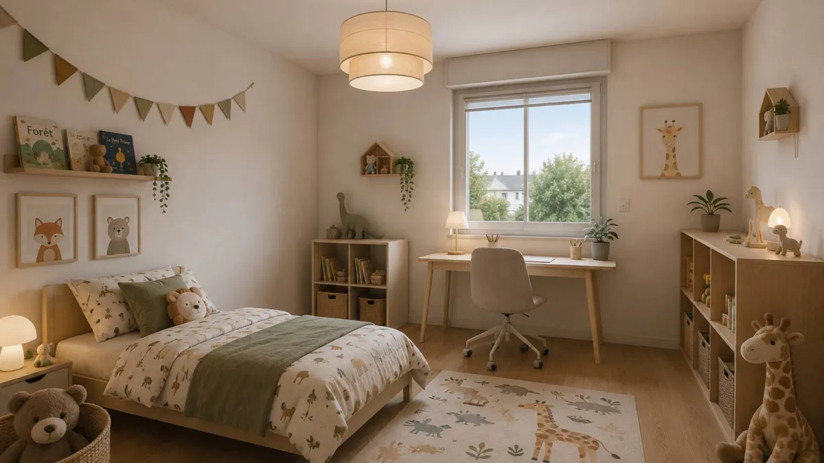 Appartement 3,5 dans les combles de 84m2 avec balcon.