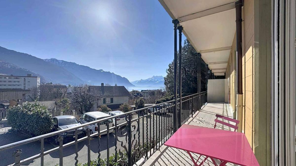 4.5 pièces avec cachet et grand balcon