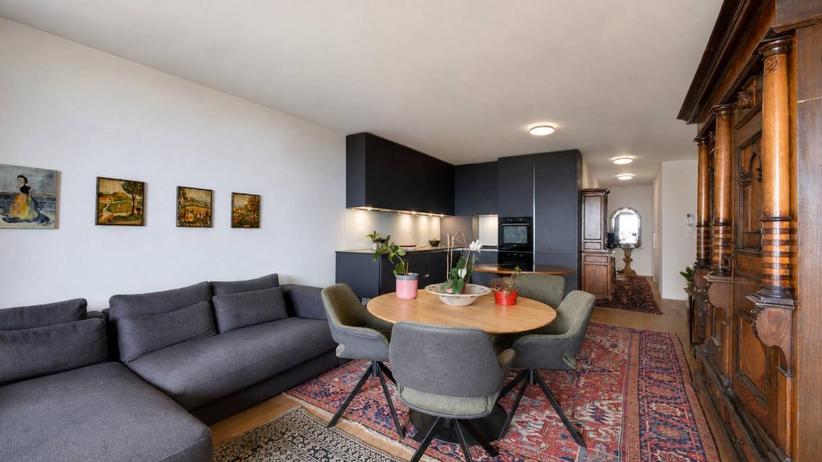 Bel appartement récent de 3.5 pièces avec grand balcon et vue sur le Lac 