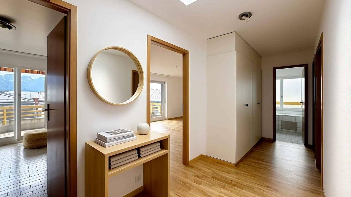 Au dernier étage - Grand 3.5 pièces sur 1 niveau de 79 m2 + balcon 