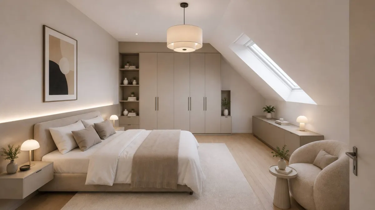 Attique de 3,5 pièces avec balcon