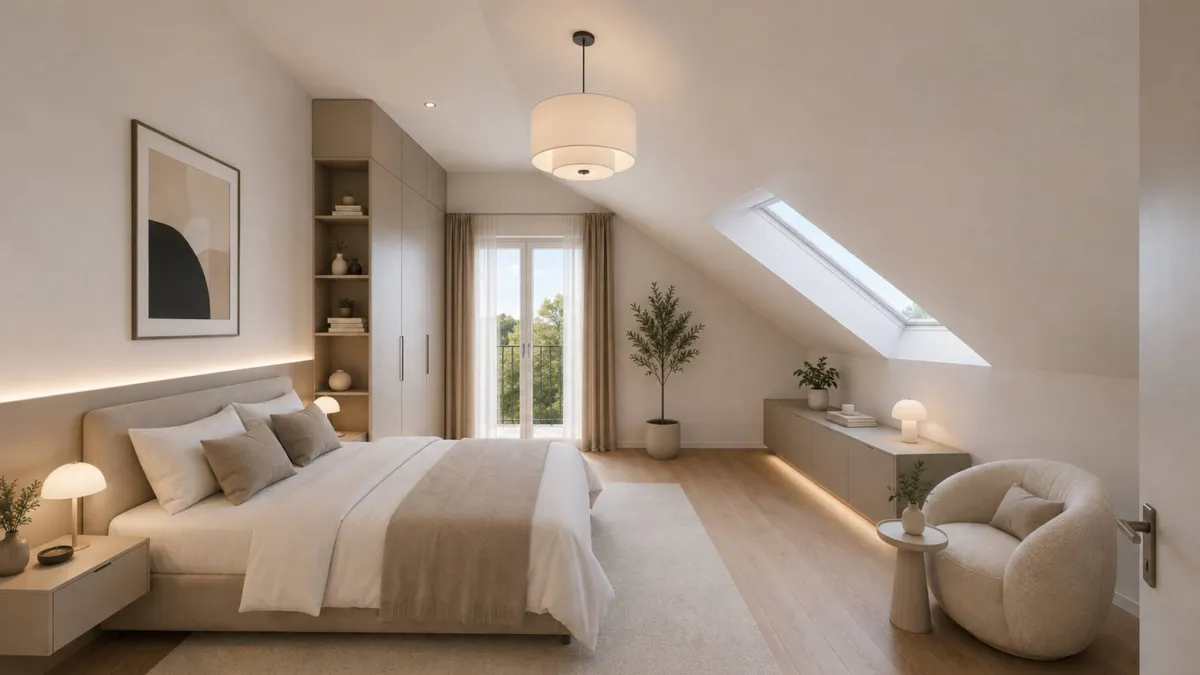 Nouvelle promotion : Attique de 2,5 pièces avec balcon