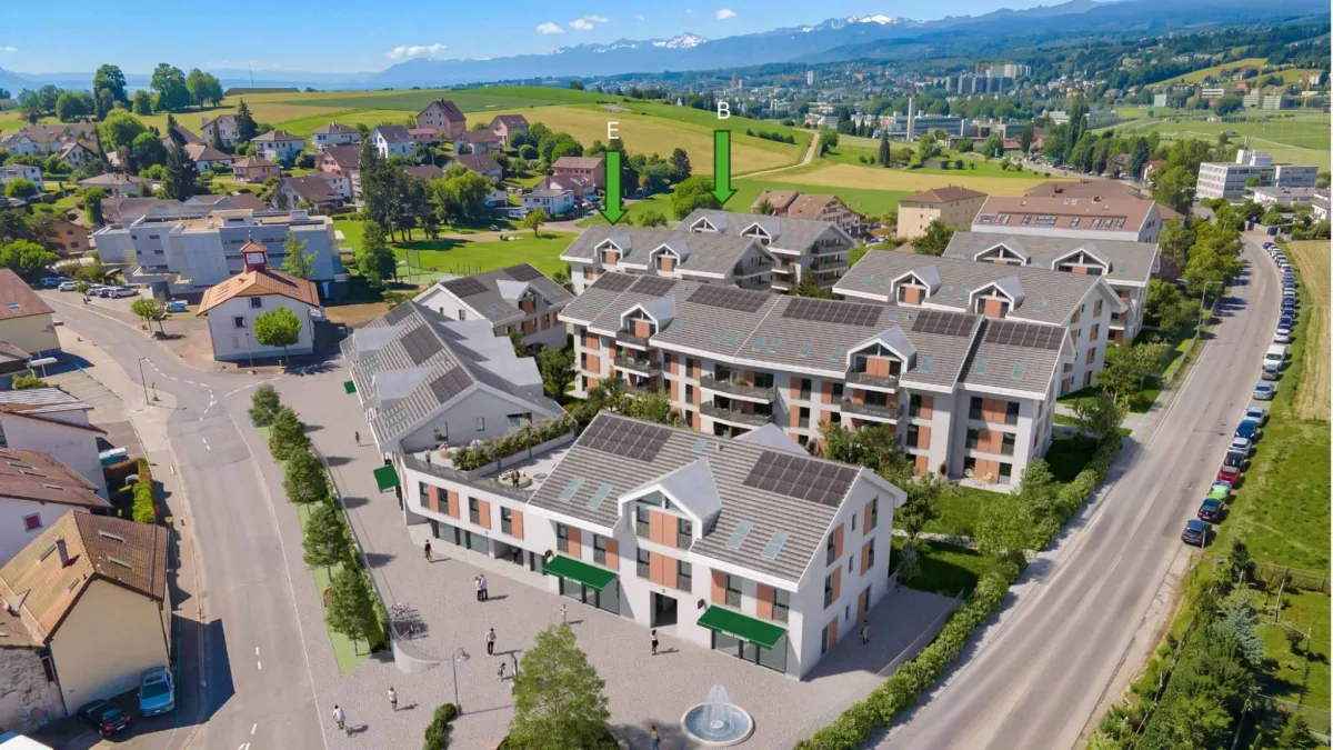 Appartement de 3,5 pièces en rez-de-chaussée avec jardin