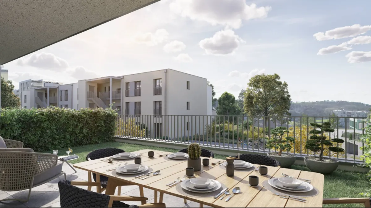 Appartements neufs de 1.5 pièces avec balcon 