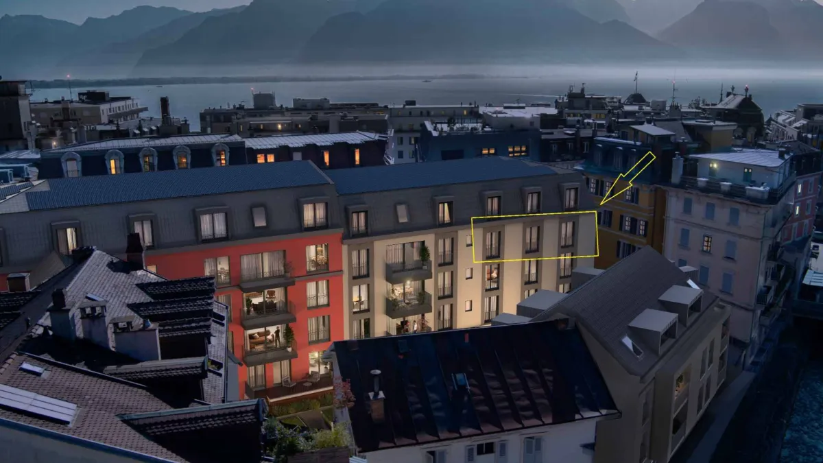 Superbe 4.5 pièces neuf d' Angle - Sud-Ouest  97 m2 + Balcon