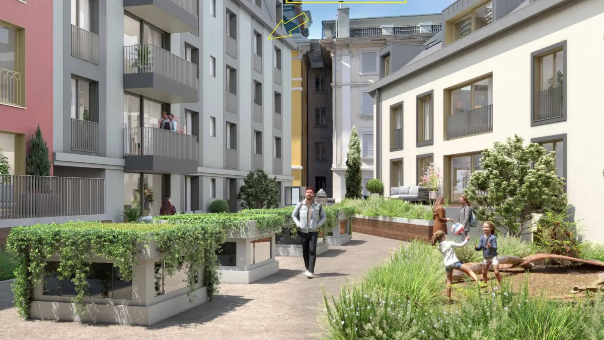 Superbe 4.5 pièces neuf d' Angle - Sud-Ouest  97 m2 + Balcon