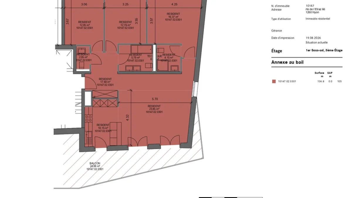 Bel appartement de 4.5 pièces à Nyon