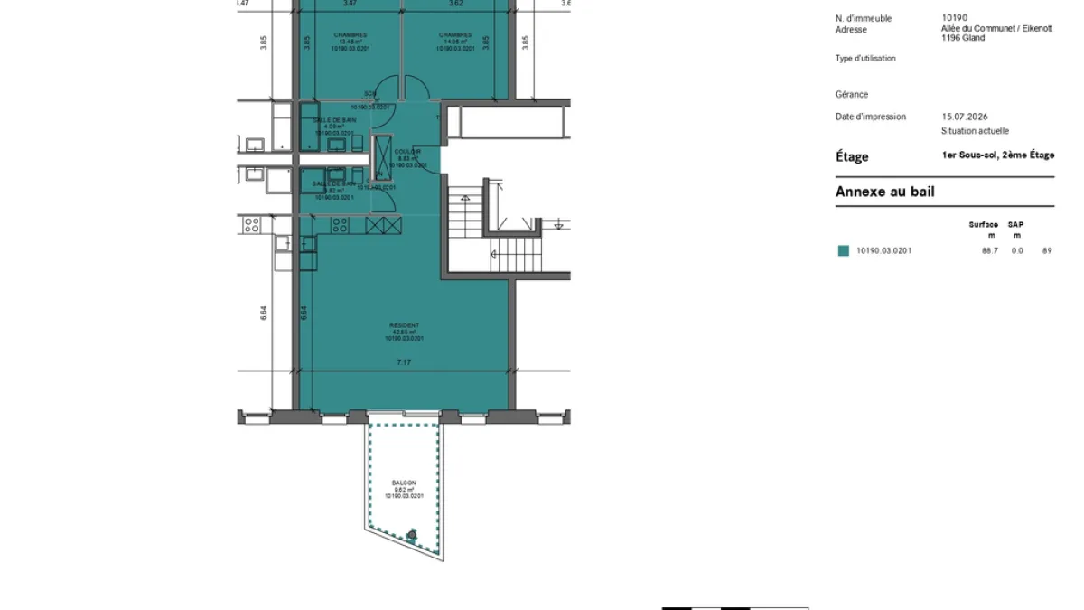 Appartement de 3.5 pièces au coeur de l'écoquartier Eikenott