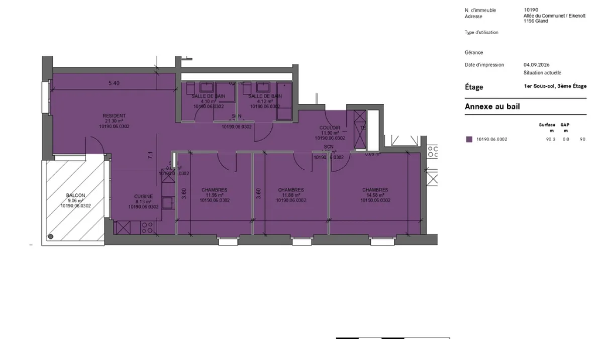Appartement de 4.5 pièces au coeur de l'écoquartier Eikenott